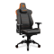 COUGAR ARMOR EVO 4-way Lumbar Support Gaming Chair, Breathable Premium PVC Leather, Full Steel Frame, 4D Adjustable Armrest, Class 4 Gas Lift Cylinder, Extra-Size Wheels, Black-Orange | 3MEVOORB.0001